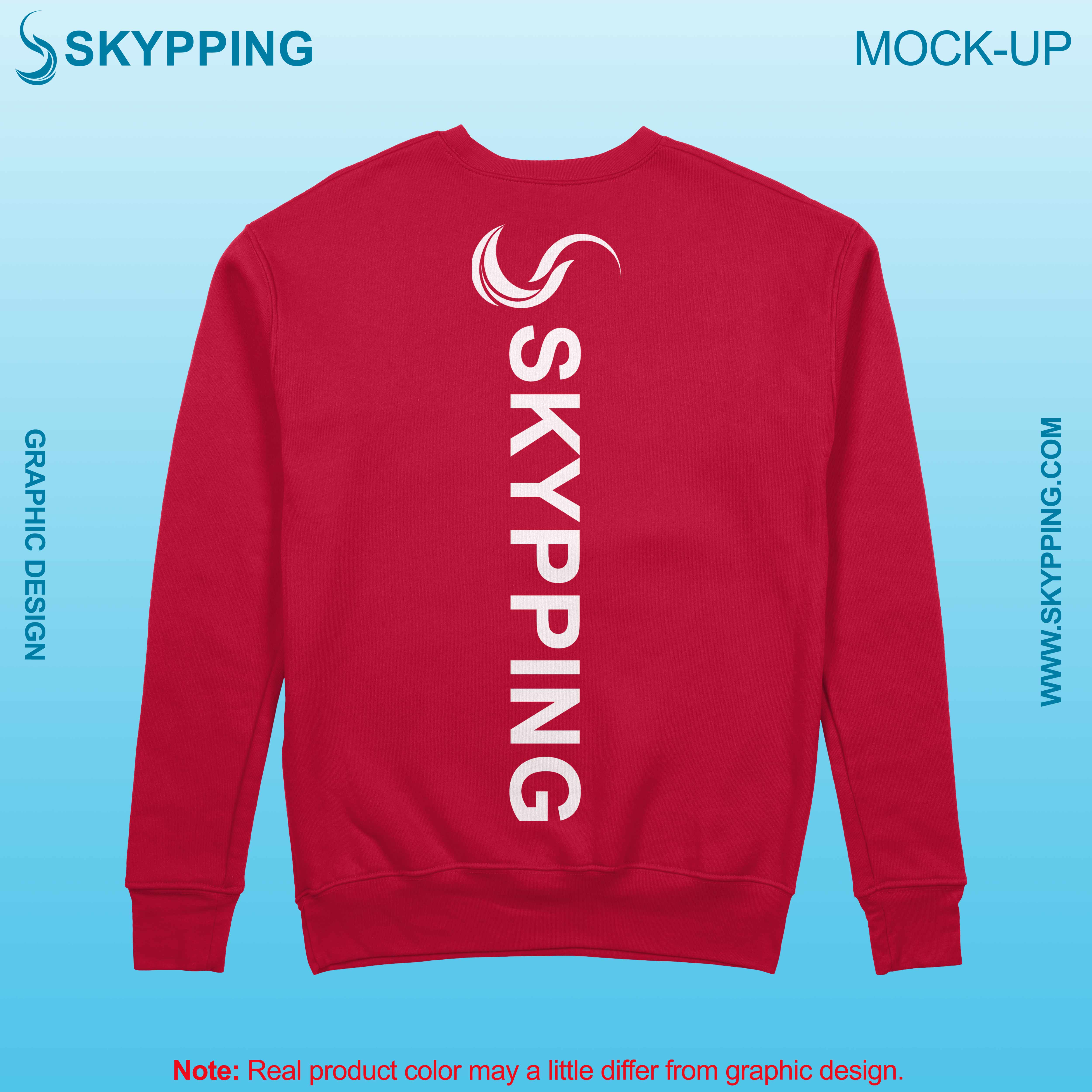 Sweatshirt with set-in style sleeve